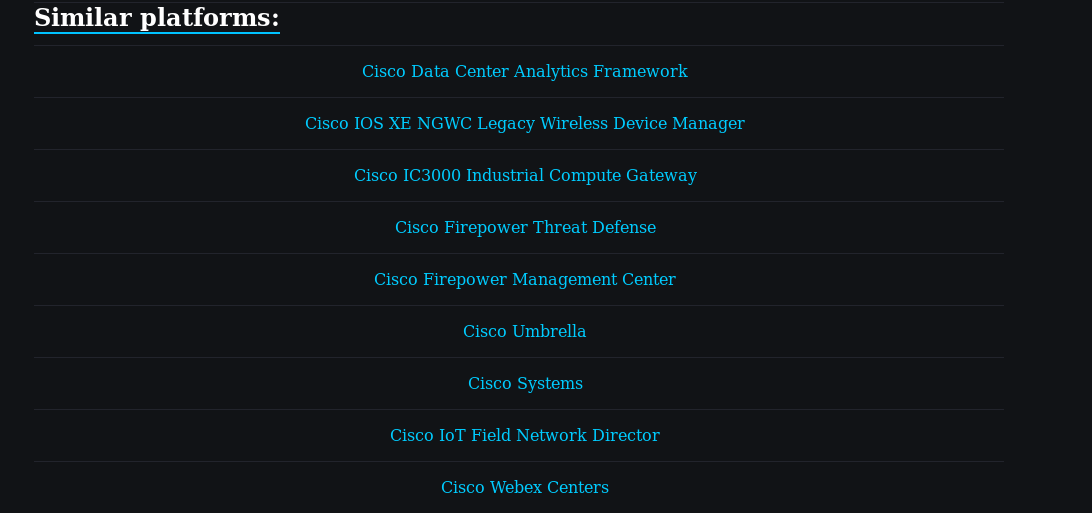 cisco vulnerability explorer