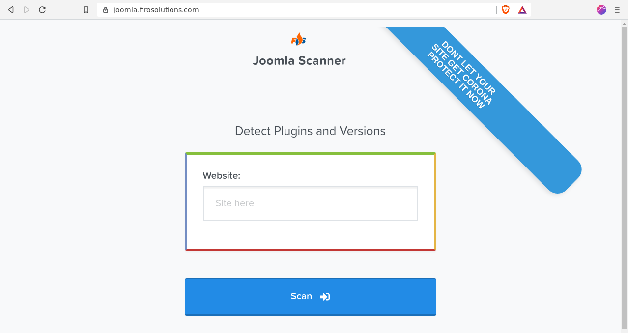Firo Solutions online security Joomla scanner