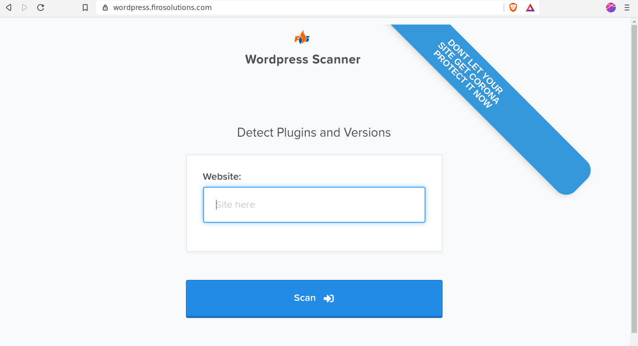 Firo Solutions online security wordpress scanner
